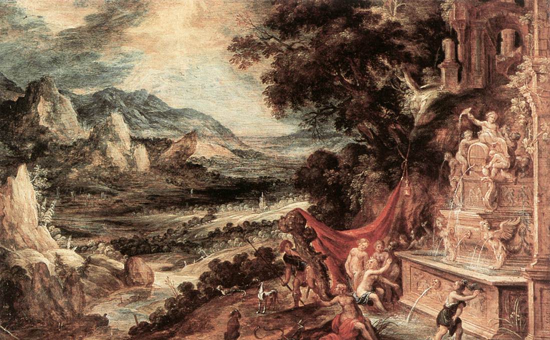 Landscape with Acteon and Diana ag